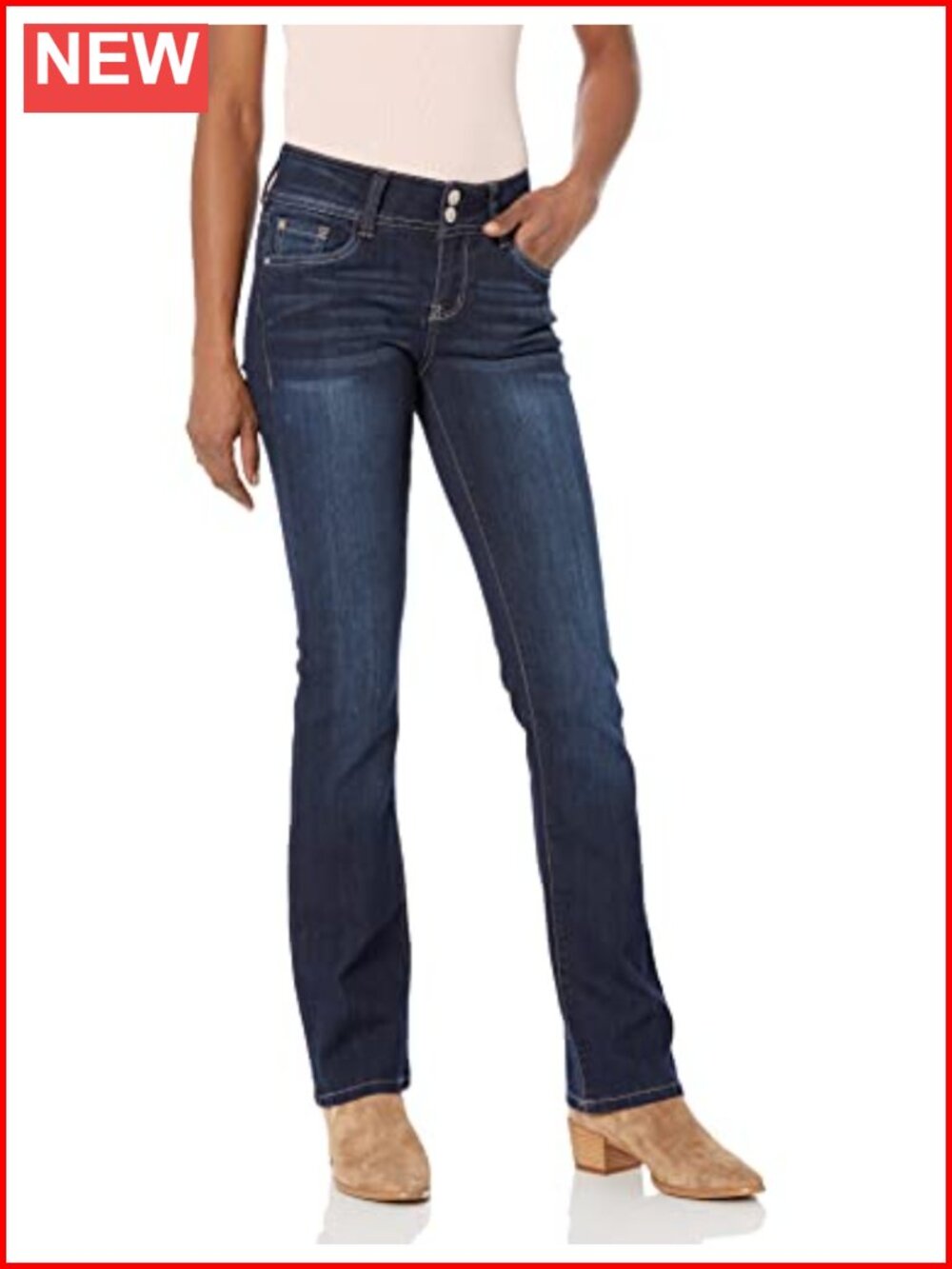 WallFlower Ultra Slim Bootcut Mid-Rise Insta Soft Stretch Jeans
